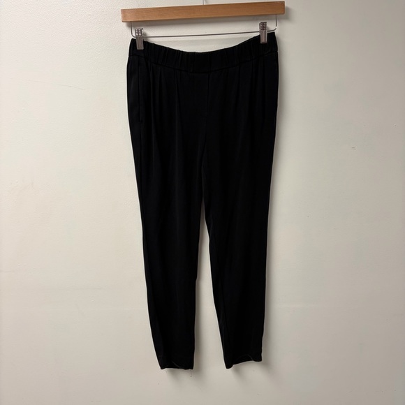 Brunello Cucinelli Pants - Brunello Cucinelli 100%‎ Silk Tapered Black Trousers Size 6